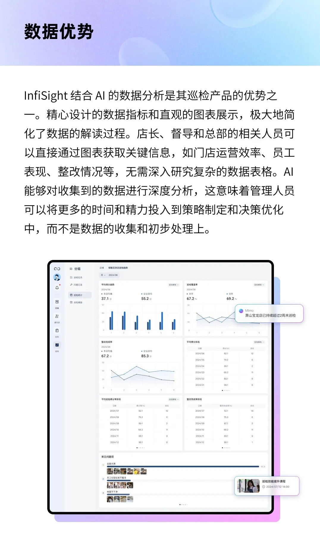 InfiSight 智睿视界AI 巡店助手